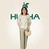 (Mẫu HA12) - Đồ bộ trung niên HUY HÀ - Lụa tơ tầm