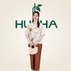 (Mẫu HA48) - Đồ trung niên nữ HUY HÀ, chất vải lụa tơ tằm, áo cổ tròn quần 9 tấc