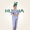 (Mẫu HA52) - Bộ lụa mặc nhà mềm mịn thoáng mát form rộng tay lỡ che bắp tay - Quà tặng mẹ | HUY HÀ