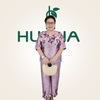 (Mẫu HA52) - Bộ lụa mặc nhà mềm mịn thoáng mát form rộng tay lỡ che bắp tay - Quà tặng mẹ | HUY HÀ