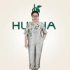 (Mẫu HA52) - Bộ lụa mặc nhà mềm mịn thoáng mát form rộng tay lỡ che bắp tay - Quà tặng mẹ | HUY HÀ
