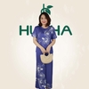 (Mẫu M21) - Đồ trung niên nữ HUY HÀ , lụa tơ tầm - quần dài ống rộng , tay ngắn