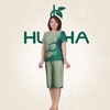 (Mã N20) - Đồ bộ Huy Hà , quần lửng ,chất vải lụa tơ tăm ,áo cổ tròn ngắn tay ngắn