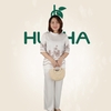 (Mẫu PP Gấm 03) - Đồ trung niên nữ HUY HÀ, chất vải gấm ,quần dài ống suông, tay lở