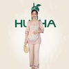 (Mẫu PP Lụa 01) - Đồ trung niên nữ HUY HÀ, Lụa tơ tầm , quần dài ống suông , tay lở