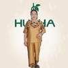 (Mã T40) Đồ bộ trung niên Huy Hà : cổ tròn , tay lỡ , quần 9 tất , chất vải tơ tăm