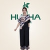 (Mẫu TC50 ) - Đồ bộ trung niên Huy Hà : cổ tròn , tay liền , quần dài , vải tô châu