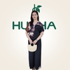 (Mẫu TC58) Bộ thiết kế lụa mềm mịn thoáng mát, hoạ tiết nhẹ nhàng, sang trọng tay lỡ che bắp tay | HUY HÀ