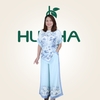 (Mẫu TK3) - Đồ trung niên nữ HUY HÀ, vải lụa tô châu, tay liền ống rộng