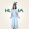 (Mẫu TK3) - Đồ trung niên nữ HUY HÀ, vải lụa tô châu, tay liền ống rộng