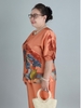 (Mã E178) Đồ bộ trung niên nữ  cho mẹ mặc nhà , chất vải lụa tơ tằm mềm mịn ,áo ngắn tay