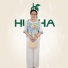 (Mã V17) - Đồ bộ trung niên HUY HÀ , thiết kế áo lụa tơ tằm quần dài karolan