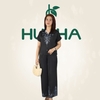 (Mẫu V18) - Đồ thiết kế trung niên HUY HÀ , Lụa TT Áo somi - Quần ống rộng