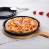 Khay pizza tròn size 24 (màu đen)