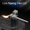 Hộp Quẹt Bật Lửa Gas Jobon ZB-7002 Lửa Ngang Kiêm Tẩu Hút Tặng Dụng Cụ Chỉnh Gas- Nhiều Màu