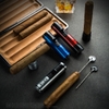 Bộ Sét Phụ Kiện Xì Gà YJA-10018 Bao Gồm Hột Quẹt Bật Lửa, Đục xì gà, Kệ cigar, Thông cigar Cao Cấp (giao màu ngẫu nhiên)