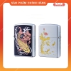 Hột Quẹt Bật Lửa Xăng Đá Zorro Z2-1117 Họa Tiết Cá Chép Quần Hội Ao Sen Cực Đẹp Đem Lại May Mắn Tài Lộc Cho Người Sở Hữu