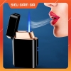 Hột Quẹt Bật Lửa Khò Gas 1 Tia HT23 Cảm Ứng Lắc Tay Có Ô Quan Sát Gas - Giao Màu Ngẫu Nhiên