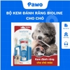 Bộ kem đánh răng cho chó Bioline PAWO