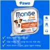 Pate Monge Fresh, Fruit cho chó nhiều vị - hộp 100gr PAWO