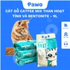 Cát Gỗ Catfee Mix than hoạt tính và Bentonite cho mèo 9L PAWO