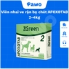 Viên nhai trị ve, rận, bọ chét, viêm da, ghẻ AFOXOTAB ZGreen PAWO