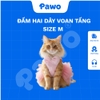 Đầm hai dây voan tầng - PAWO