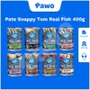 Pate Snappytom Real Fish cho mèo 400g