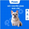 Dây chuyền vàng cho thú cưng nhiều size - PAWO