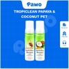 Bọt Tắm Khô Dưỡng Lông Cho Chó Mèo Tropiclean Waterless chai 220ml | PAWO