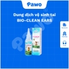 SPVS - DUNG DỊCH VỆ SINH TAI THÚ CƯNG CHÓ MÈO BIO-CLEAN EARS Chai 50ml | PAWO