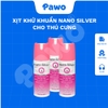 Xịt khử khuẩn cho thú cưng NANO SILVER 200ml - PAWO
