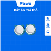Bát ăn tai thỏ + chén inox/ nhựa PAWO