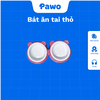 Bát ăn tai thỏ + chén inox/ nhựa PAWO
