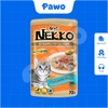 Pate NEKKO mèo trưởng thành dạng xốt nội địa Thái Lan gói 70g PAWO.