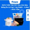 PATE TƯƠI THE PET Cho Chó Mèo Biếng Ăn 0,5 Kg/ 1 Kg PAWO