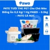 PATE TƯƠI THE PET Cho Chó Mèo Biếng Ăn 0,5 Kg/ 1 Kg PAWO