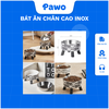 Bát ăn chân cao + inox