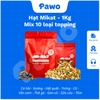 HẠT MIKAT CHO MÈO 1KG - MIX 10 LOẠI THỊT VÀ RAU CỦ | PAWO