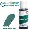 Màu thực phẩm xanh teal dạng gel Unicorn 28g