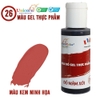 Màu thực phẩm đỏ mâm xôi dạng gel Unicorn 28g