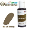 Màu thực phẩm nâu lá úa dạng gel Unicorn 28g