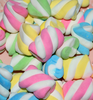 Kẹo bông gòn marshmallows xoắn 3 màu Đài Loan 1kg