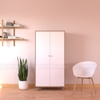 Tủ Áo Gỗ công nghiệp MDF phủ melamine 800x450x1600(mm) - Mẫu 000