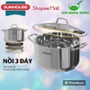 noi-luoc-ga-2-con-inox-bep-tu-3-day-sunhouse-kich-thuoc-32-cm-sieu-day-dung-duoc