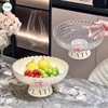 Đĩa đựng trái cây dày dặn, đĩa lớn sang trọng phù hợp bày hoa quả phòng khách, bày mâm ngũ quả ngày Tết Sang Trọng