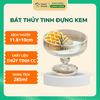 Bát Thủy Tinh Đựng Kem Có Chân – Trong Suốt, Sang Trọng, Đa Năng 