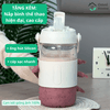 Máy Xay Sinh Tố Thủy Tinh Mini OUMI | Không dây, 700ml, 26 Lưỡi Xay, Sạc USB