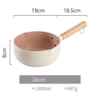 Chảo từ chống dính lòng sâu, màu đẹp - Size 18cm