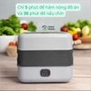 Hộp Cơm Cắm Điện Văn Phòng BuCook - 2 tầng 4 ngăn, cắm điện làm nóng, cao cấp, nhỏ gọn, chắc chắn